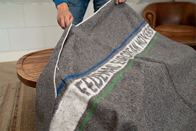 Möbeldecken mit Logo - Umzugsdecken Profipack Möbeldecken mit Logo - Umzugsdecken Profipack