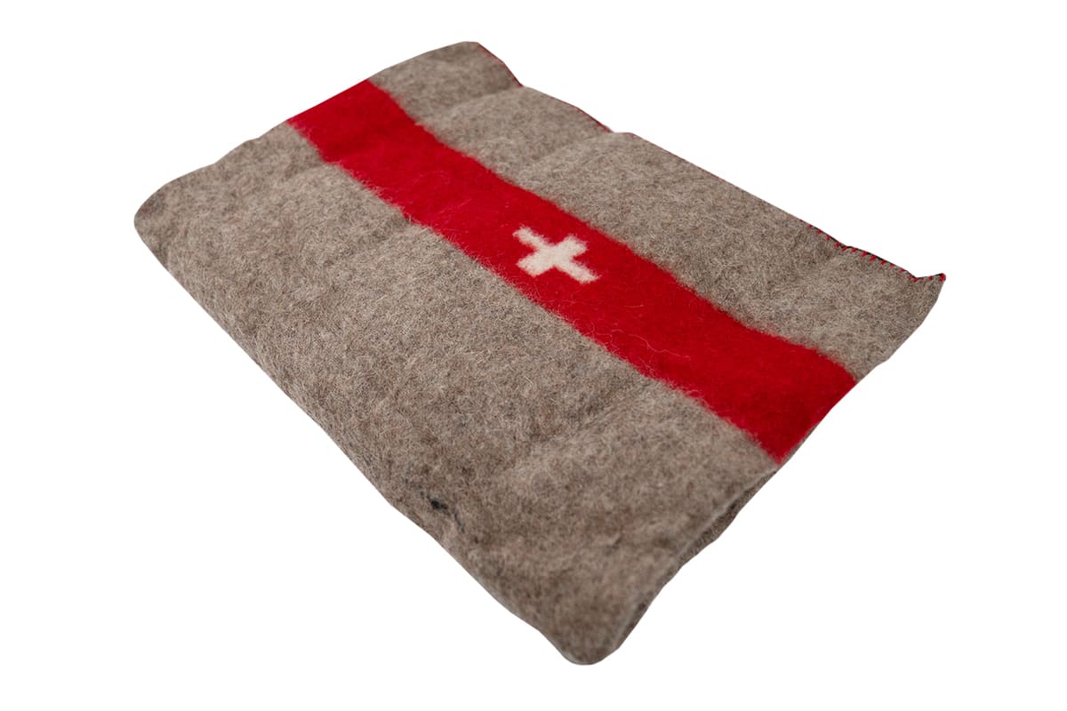 Schweizer Armeedecken Grau - 140 x 200cm (100% Wolle)
